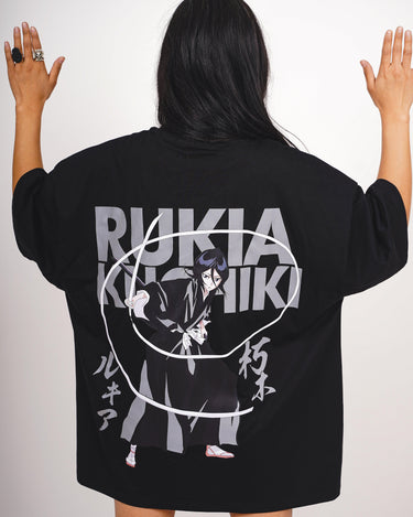 RUKIA Drop-Sleeved Unisex Tee (Bleach Collection Oversized T-shirt) - BurgerBae
