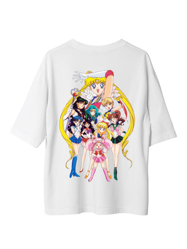 Sailor Moon : Burger Bae Oversized Tee For Men and Women