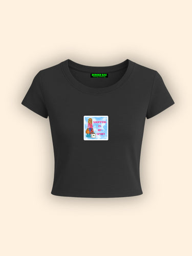 Shopping is my sport It Girl Baby tee for Women