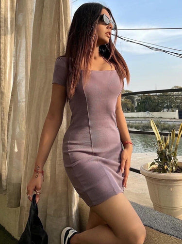 Veronica Dress (All Colours) dress Burger Bae XS Plum