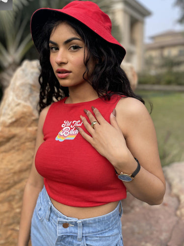 Still That Bitch Rachel Tank Burger Bae