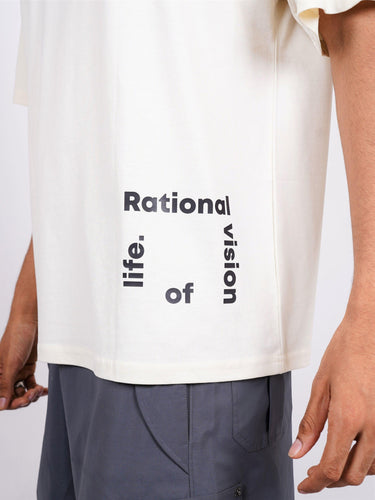 Surreal Round Neck Drop Sleeved Oversized Tee (T-shirt) - BurgerBae