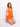 Tennis Dress - Burger Bae Bodycon V-Neck Collar Dress (Bright Orange) - BurgerBae
