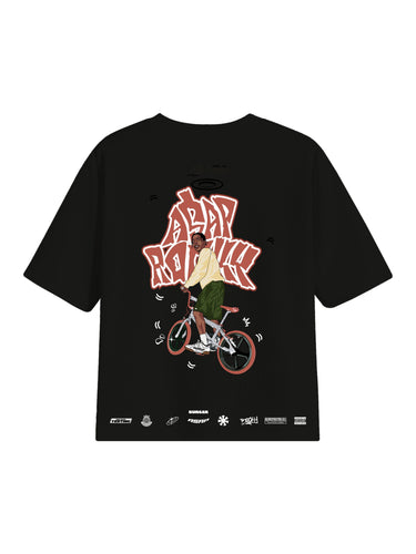 The Asap Rocky Cartoon art Drop Sleeved Tee for Men and Women