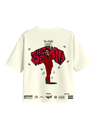 The Weeknd Cartoon art Drop Sleeved Tee for Men and Women