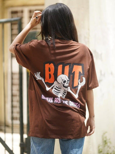 Where Are The D-Rugs Oversized Tee (T-shirt) Oversized T-shirt Burger Bae