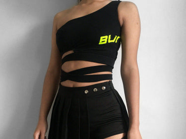 Brittany Top Tops Burger Bae XS Black