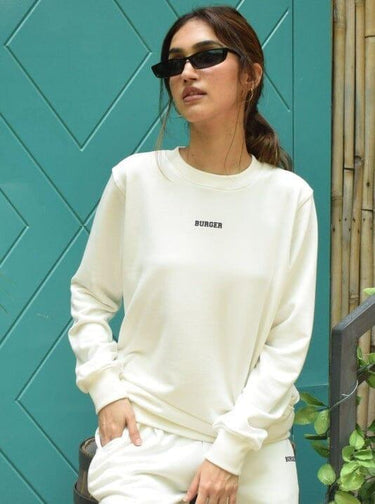 Ye Sweat Sweatshirt Burger Bae S White