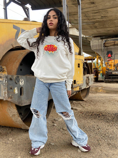 Yes Carbs Sweatshirt Sweatshirt Burger Bae S White