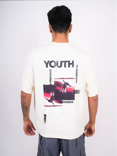 Youth Round Neck Drop Sleeved Oversized Tee (T-shirt) - BurgerBae