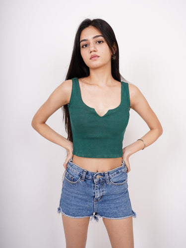 Deep V neck Tank Top - BurgerBae