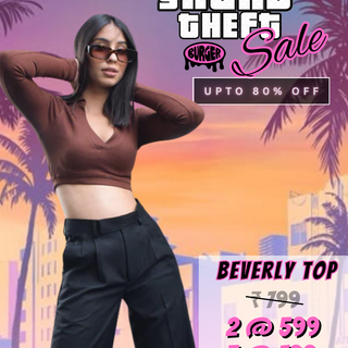Grand theft Sale Summer Tops