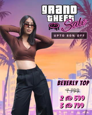 Grand theft Sale Summer Tops