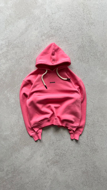 Ye Burger Logo Heavyweight Baggy Hoodie For Men