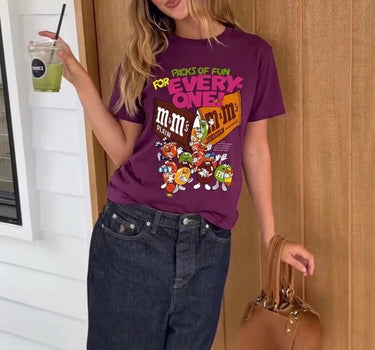 M&M : Regular  Tee For Men and Women