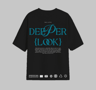 The deeper look : Vision Drop Sleeved  tee   For Men and Women