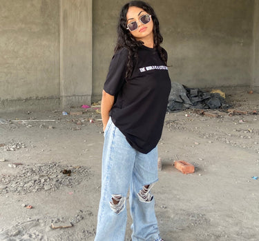 The World Is A Little Blurry : Regular Tee For Men And Women