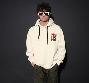 Ho Ho Ho : Heavyweight Baggy Hoodie For Men