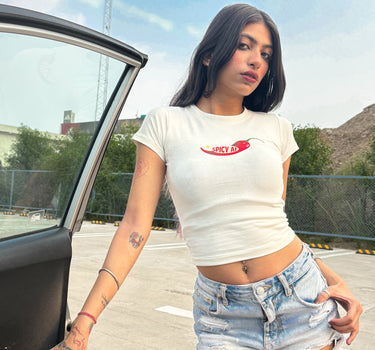 Spicy AF it girl baby tee