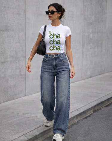 Matcha Cha Cha Cha It Girl Baby tee for Women