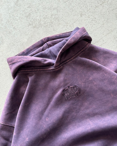 BlackBerry Purple Acid wash Hoodie – BurgerBae BlackBerry Purple Acid wash Hoodie – BurgerBae