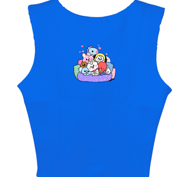 Bt21 Friends  : Burger Bae Sleeveless Rachel Tank For Women