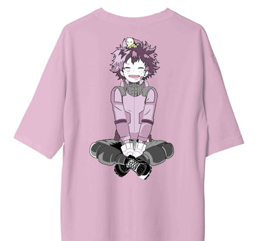 IzuKu Midoriya My hero acdemia : Burger Bae Oversized  Tee For Men and Women