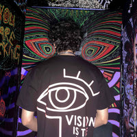 Vision (Pink Glow) Drop-Sleeved Tee   For Men and Women