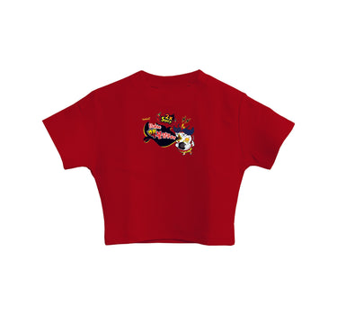 2x Spicy Extreme Buldak Ramen : Burger Bae Round Neck Crop Baby Tee For Women