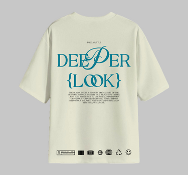 The deeper look : Vision Drop Sleeved  tee   For Men and Women