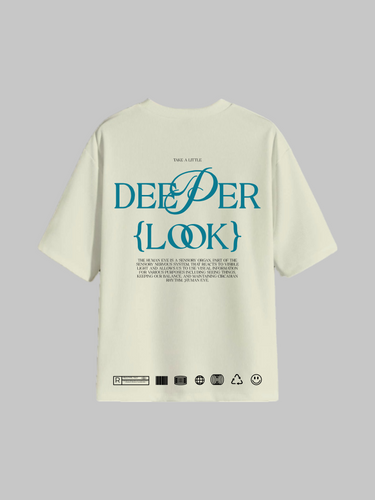 The deeper look : Vision Drop Sleeved  tee   For Men and Women