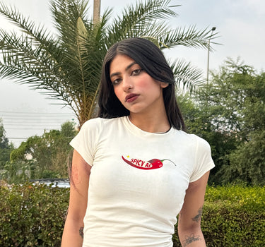 Spicy AF it girl baby tee