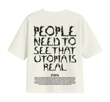 Travis Scott : Utopia is real Drop Sleeved  Tee For Men and Women