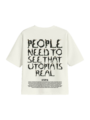 Travis Scott : Utopia is real Drop Sleeved  Tee For Men and Women