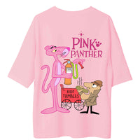Pink Panther & The Inspector - Burger Bae Oversized Unisex Tee