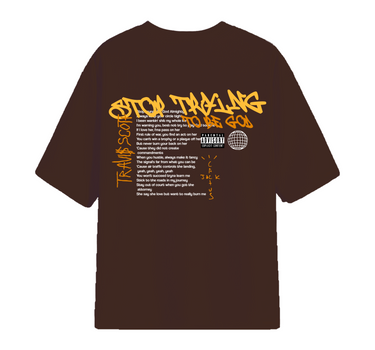 Travis Scott : Stop Trying To Be God Drop Sleeved  Tee For Men and Women