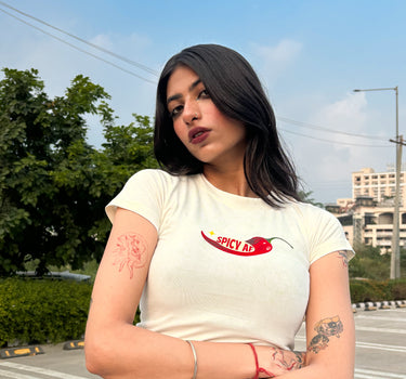 Spicy AF it girl baby tee