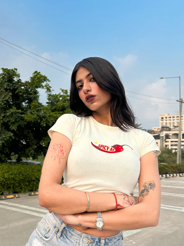 Spicy AF it girl baby tee