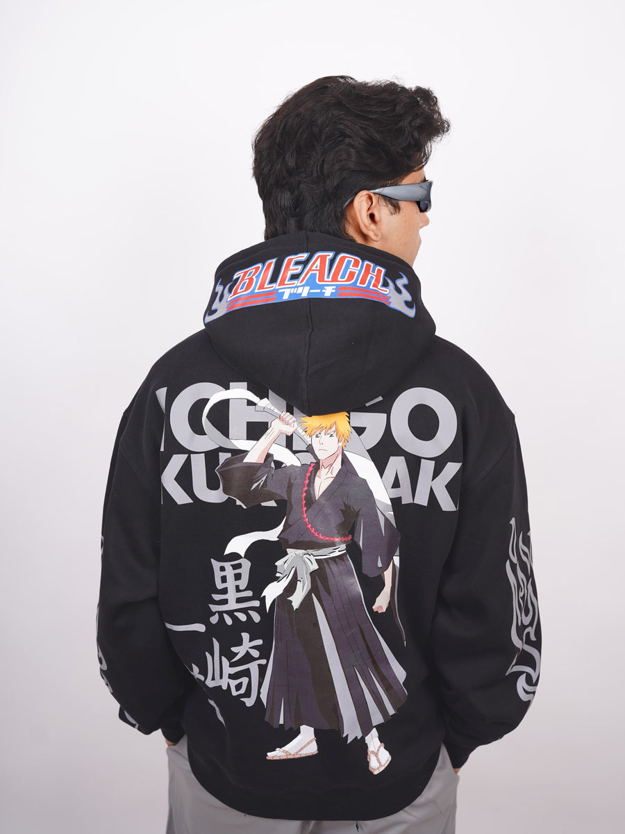 Ichigo Kurosaki (Reflective) - Bleach Heavyweight Baggy Sweatshirt For Men And Women
