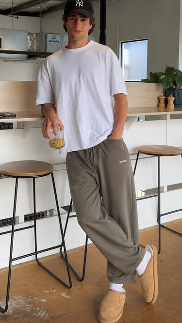 Irish Track Pants (MID RISE BAGGY FIT) For Men And Women