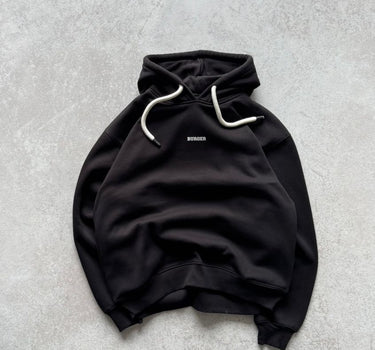 Ye Burger Logo Heavyweight Baggy Hoodie For Men