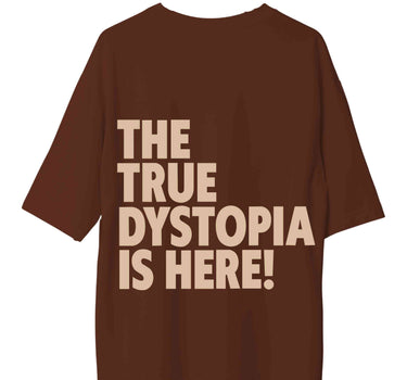 The Travis Scott : Dystopia: Burger Bae Oversized Tee For Men