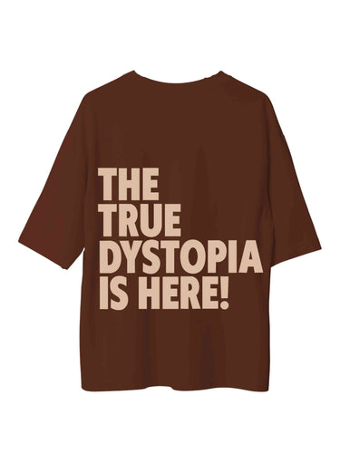 The Travis Scott : Dystopia: Burger Bae Oversized Tee For Men