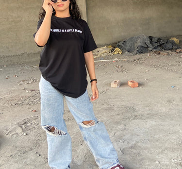 The World Is A Little Blurry : Regular Tee For Men And Women