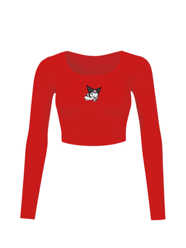 Kuromi Cupid Burger bae Y2k Top