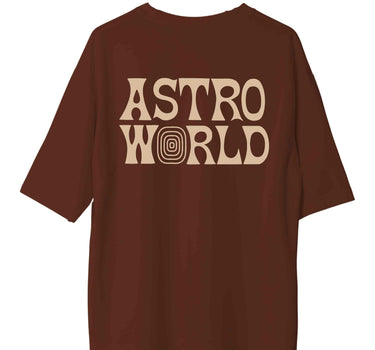 Travis Scott : Astro World: Burger Bae Oversized tee For Men