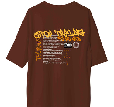 Travis Scott Stop Trying To Be God Oversized  Tee For Men and Women