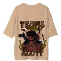 Travis Scott - Vintage Burger Bae Oversized  Tee For Men and Women