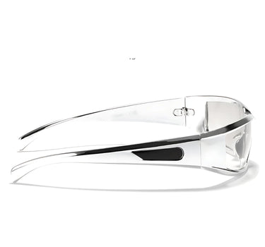Techno Bender Glasses : Silver