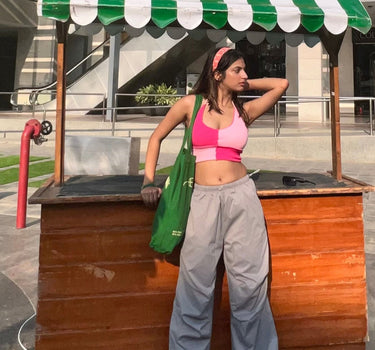 Burger Parachute Pants For Women